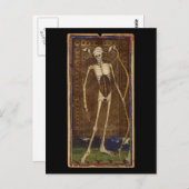 Death Tarot Card Postkarte (Vorne/Hinten)