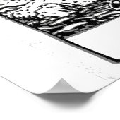 Death Tarot Card Wall Art Poster (Ecke)