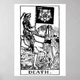 Death Tarot Card Wall Art Poster