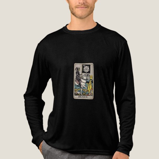 Death Tarot Tri-Blend Shirt (Vorderseite)