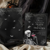 Death to my Twenties Halloween Gothic Birthday Einladung