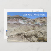 Death Valley/Artists Palette Postcard! Postkarte (Vorne/Hinten)
