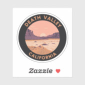 Death Valley California Aufkleber (Blatt)