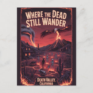 Death Valley California Gespenstischer Western Pos Postkarte