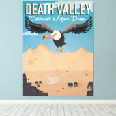 Death Valley Cartoon Vintage Reiseplakat Leinwanddruck (Insitu (Holzboden))