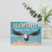 Death Valley Cartoon Vintage Reiseplakat Postkarte (Stehend Vorderseite)