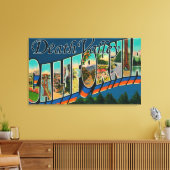 Death Valley, Kalifornien - Großbuchstaben - Szene Leinwanddruck (Insitu (Wohnzimmer))