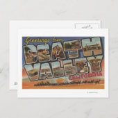 Death Valley, Kalifornien - Große Briefszenen Postkarte (Vorne/Hinten)