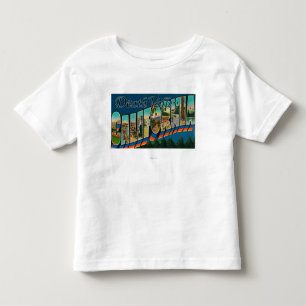 Death Valley, Kalifornien - große Buchstabe-Szene Kleinkind T-shirt