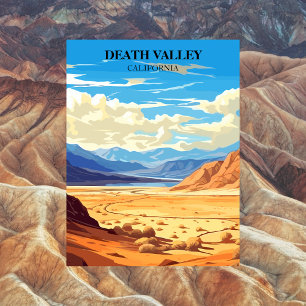 Death Valley. Kalifornien Retro Vintage Postkarte