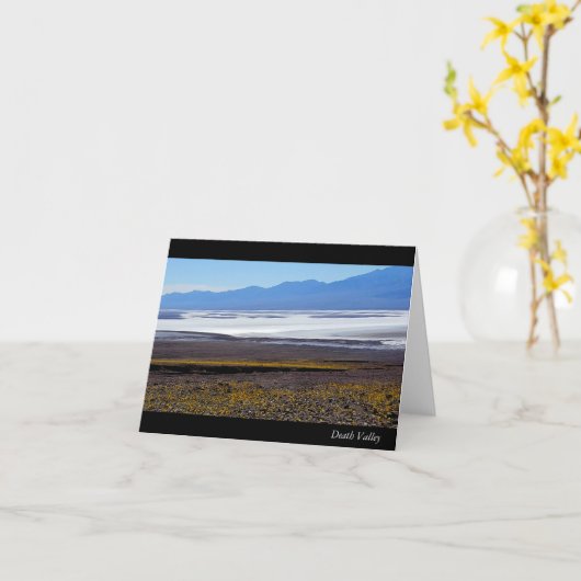 Death Valley Karte (Gelbe Blume)