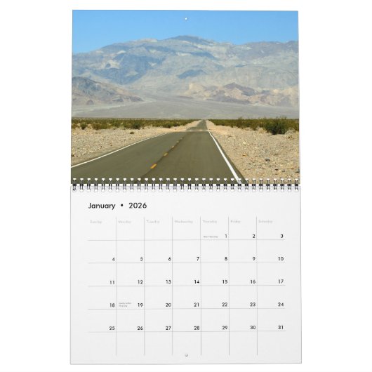 Death Valley N.P. Wall Calendar by James Fatherree Kalender (Jan 2026)