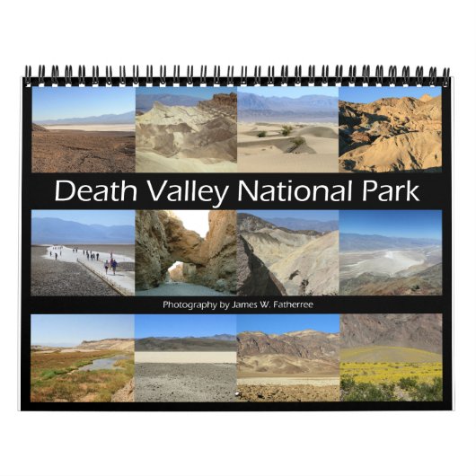 Death Valley N.P. Wall Kalender von J. Vater. (Titelbild)