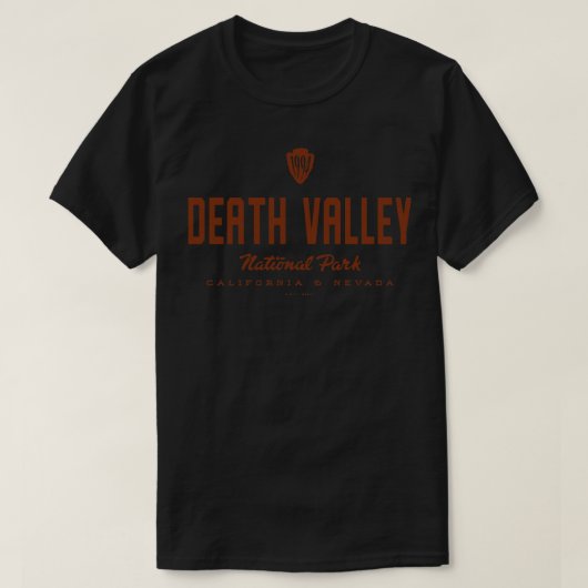 Death Valley National Park 1994 Arrowhead Brown T-Shirt (Design vorne)