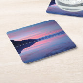 Death Valley National Park. Badwater im Morgengrau Rechteckiger Pappuntersetzer (angewinkelt)