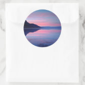 Death Valley National Park. Badwater im Morgengrau Runder Aufkleber (Tasche)