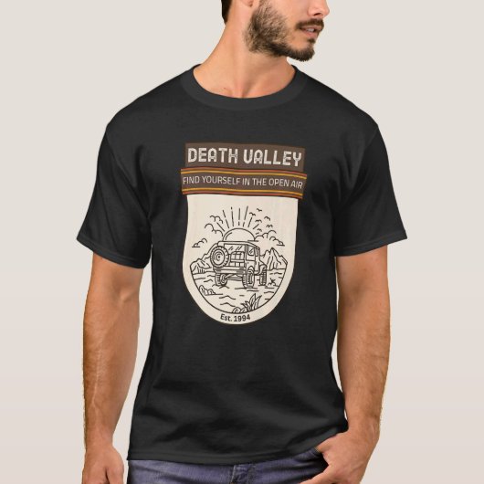Death Valley National Park California State Souven T-Shirt (Vorderseite)