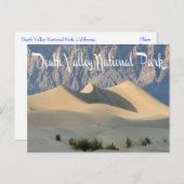 Death Valley National Park, Kalifornien Post Card Postkarte (Vorne/Hinten)