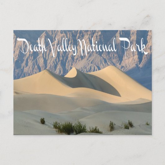 Death Valley National Park, Kalifornien Post Card Postkarte (Vorderseite)
