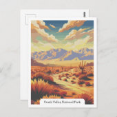 Death Valley National Park, Kalifornien, USA Postkarte (Vorne/Hinten)