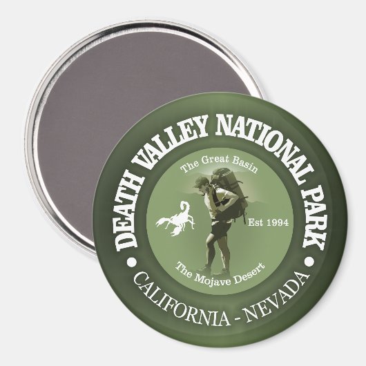Death Valley National Park Magnet (Vorderseite/Rückseite)
