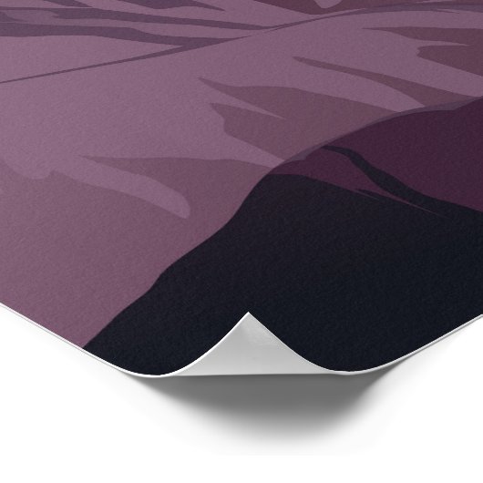 Death Valley National Park Minimal Travel Poster (Ecke)