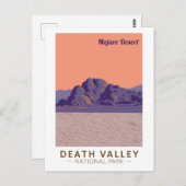 Death Valley National Park Mojave Wüste Travel Postkarte (Vorne/Hinten)