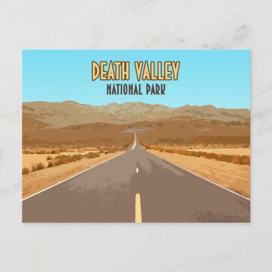 Death Valley National Park Nevada California Postkarte (Vorderseite)