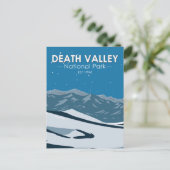 Death Valley National Park Night Sky Vintag Postkarte (Stehend Vorderseite)