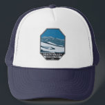 Death Valley National Park Night Sky Vintag Truckerkappe<br><div class="desc">Death Valley Vektorgrafik Design. Der Park ist bekannt für den Titus Canyon,  mit einer Geisterstadt und farbenfrohen Felsen,  und die Salinen des Badwater Becken,  Nordamerikas tiefsten Punkt.</div>