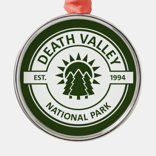 Death Valley National Park Ornament Aus Metall (Vorne)