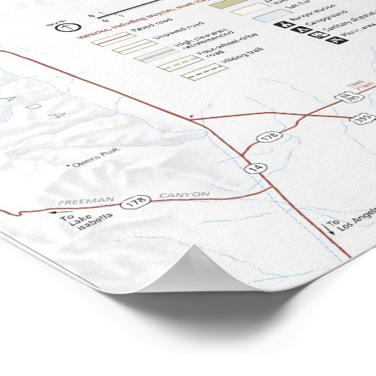 Death Valley National Park Poster (Ecke)