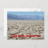 Death Valley National Park Postkarte (Vorne/Hinten)