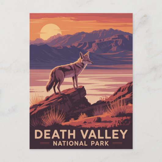 Death Valley National Park Postkarte (Vorderseite)