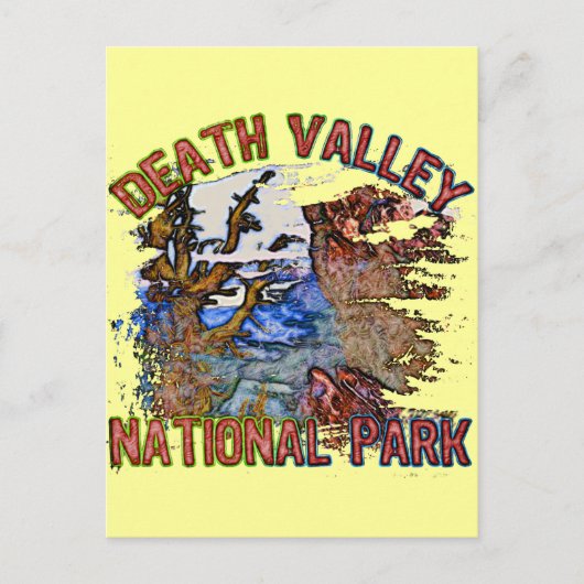 Death Valley National Park Postkarte (Vorderseite)