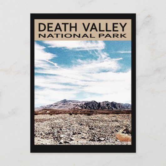 Death Valley National Park Postkarte (Vorderseite)