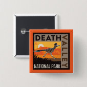 Death Valley National Park | Roadrunner Button (Vorne & Hinten)