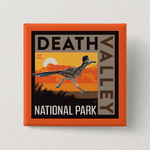 Death Valley National Park   Roadrunner Button