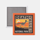 Death Valley National Park | Roadrunner Magnet (Vorderseite/Rückseite)