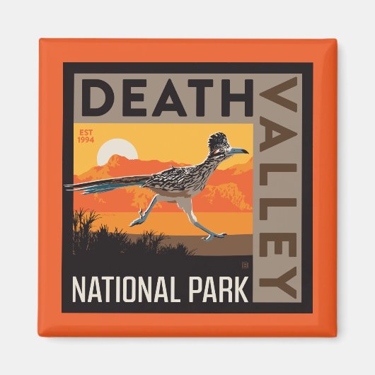 Death Valley National Park | Roadrunner Magnet (Vorne)