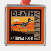 Death Valley National Park | Roadrunner Ornament Aus Metall (Vorne)