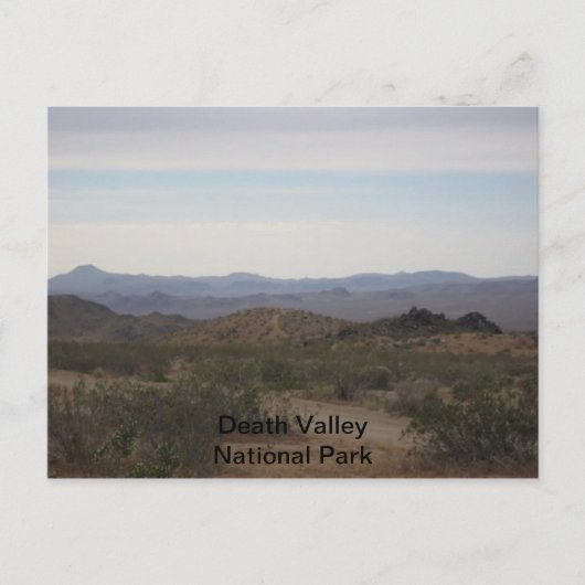 Death Valley National Park Travel Postkarte (Vorderseite)
