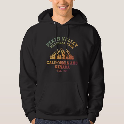 Death Valley National Park USA Gradient Hoodie (Vorderseite)