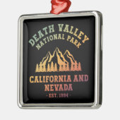Death Valley National Park USA Gradient Ornament Aus Metall (Links)