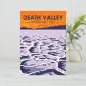 Death Valley National Park Vintag Feiertagskarte (Stehend Vorderseite)