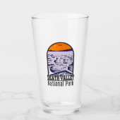 Death Valley National Park Vintag Glas (Vorderseite)