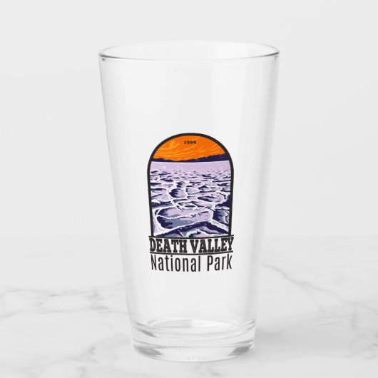 Death Valley National Park Vintag Glas (Vorderseite)