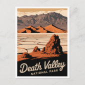 Death Valley National Park Vintag Postkarte (Vorderseite)