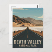 Death Valley National Park Vintag Postkarte (Vorne/Hinten)
