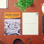 Death Valley National Park Vintag Postkarte<br><div class="desc">Death Valley Vektorgrafik Design. Der Park ist bekannt für den Titus Canyon,  mit einer Geisterstadt und farbenfrohen Felsen,  und die Salinen des Badwater Becken,  Nordamerikas tiefsten Punkt.</div>